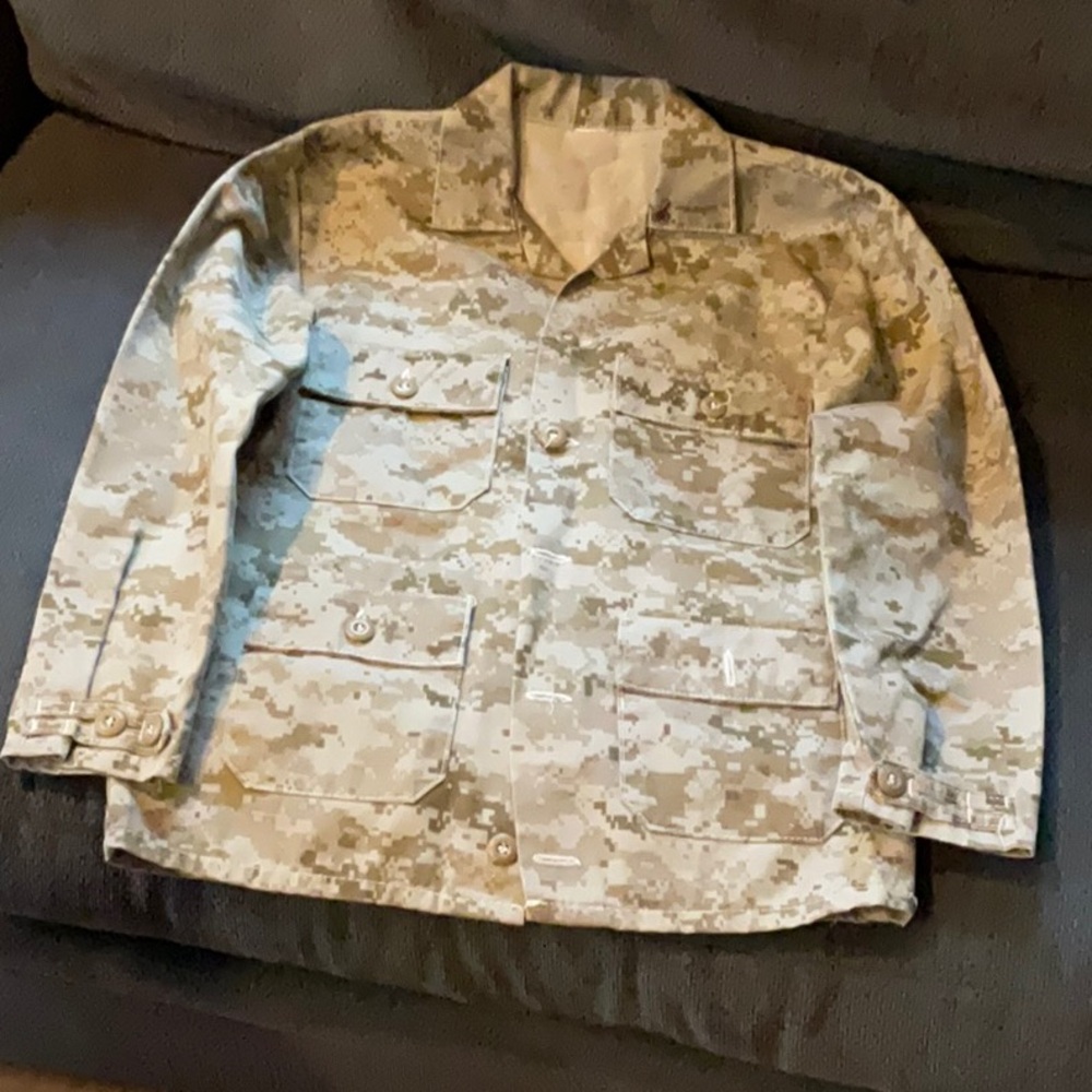 Kids Camo ButtonDown Military Shirt